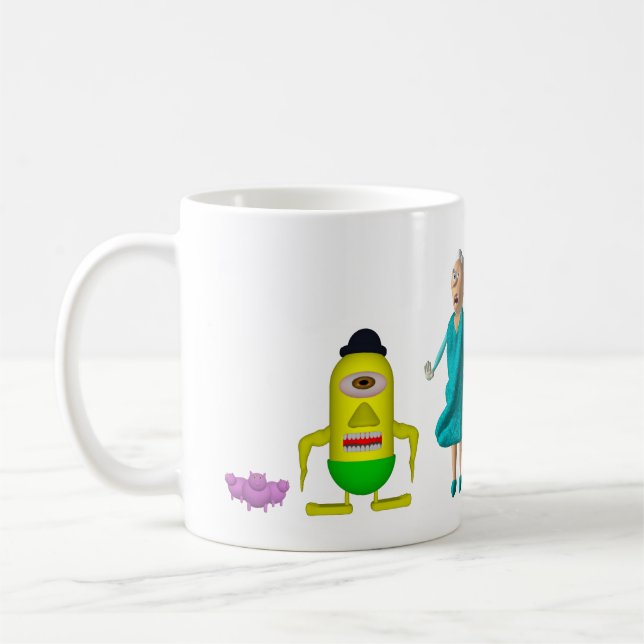Tasse EdukayFUN (Avec Johnny, Papa, Ulsa & plus) (Gauche)