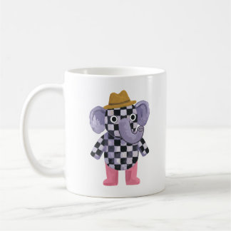 Tasse Élégant Éléphant Fedora