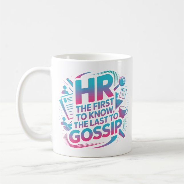 Tasse élégante avec citation RH pour professionnel (Gauche)