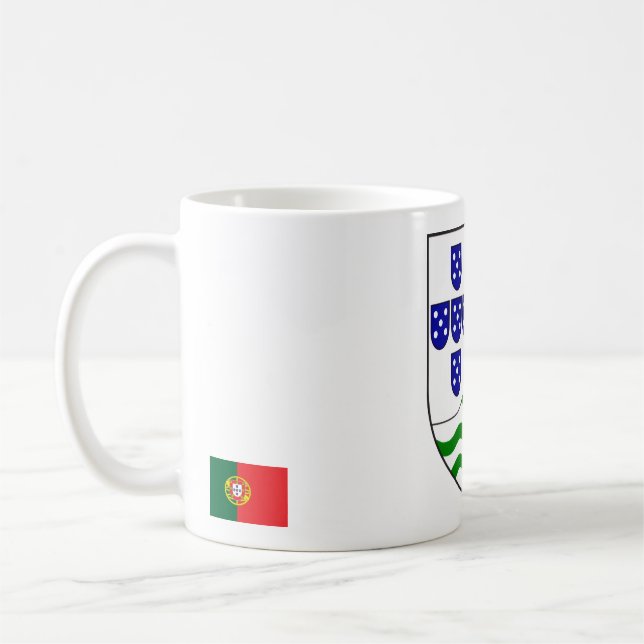 Tasse élégante avec le blason de l'India Portugues (Gauche)