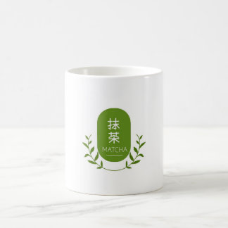 Tasse élégante de boisson matcha