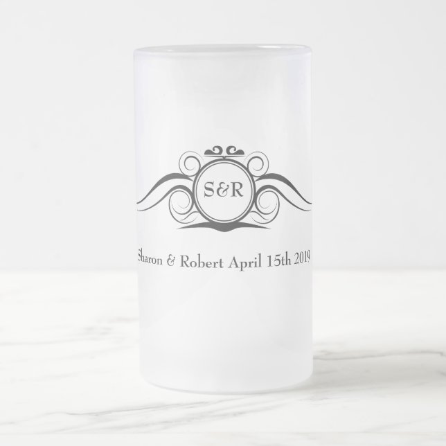 Tasse élégante de cadeau de garçons d'honneur de (Centre)