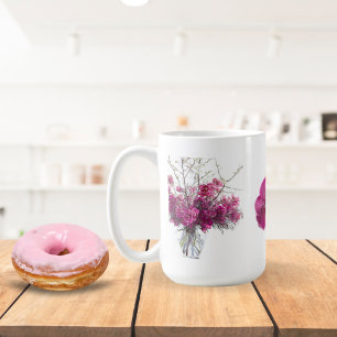 Tasse Élégante Orchidées Phalaenopsis Violettes