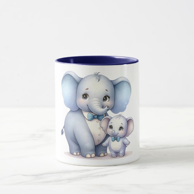Tasse éléphant Père et Fils (Centre)