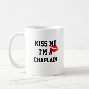 Tasse embrassez-moi, je suis un aumônier