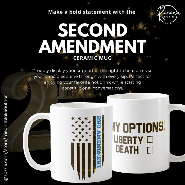 Tasse en céramique 2e amendement (Créateur téléchargé)