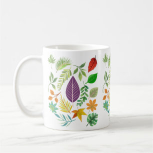 Tasse en céramique automne Mug à café feuilles r