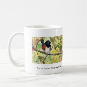 Tasse en céramique avec motif d'oiseau Tohi tachet