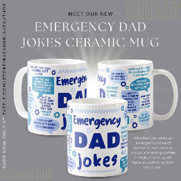 Tasse en céramique Blagues ringardes de Papa pour