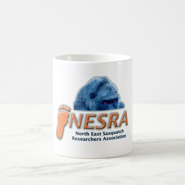 Tasse en céramique blanche classique de NESRA - (Centre)
