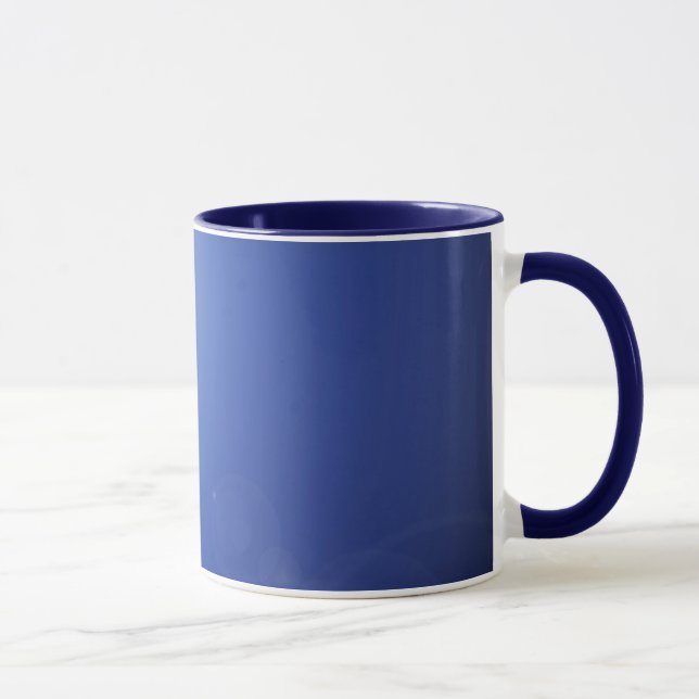 Tasse en céramique Clair de Lune Bleu (Droite)
