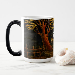 Tasse en céramique d'art fin Lion's Watch Acacia L