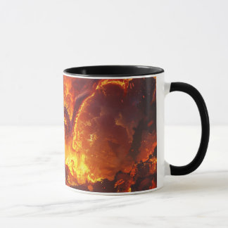 Tasse en céramique de 11oz Dragon de lave
