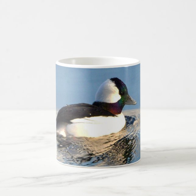 Tasse en céramique de canard de Bufflehead (Centre)