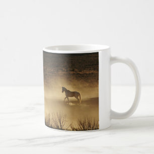 Tasse en céramique de cheval sauvage