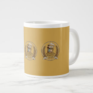 Tasse en céramique de machine à café expresso rétr