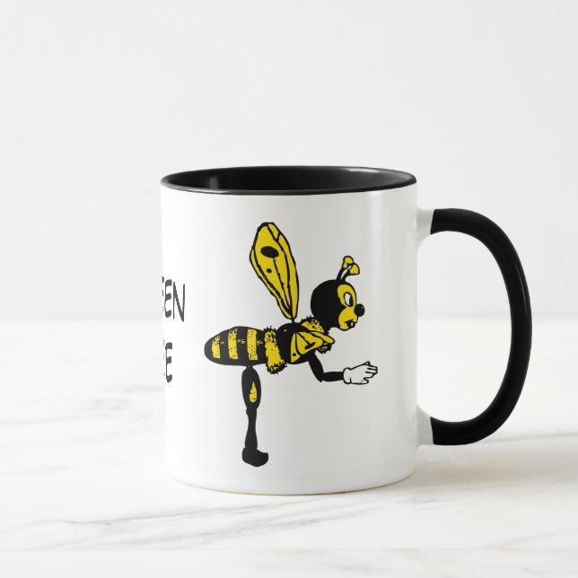 Tasse en céramique de reine des abeilles (Droite)