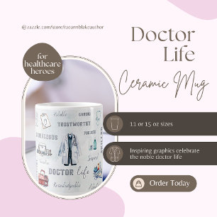 Tasse en céramique Doctor Life