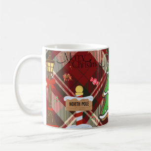 Tasse en céramique festive sapin de Noël