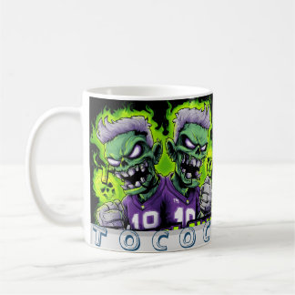 Tasse en céramique graphique de sport de jumeau mo