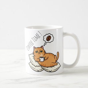 Tasse en céramique Grumpy Cat Coffee Time