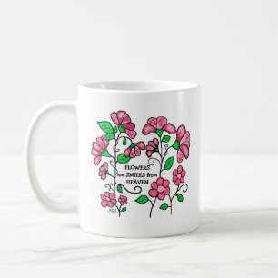 Tasse en céramique - Les fleurs sont des sourires