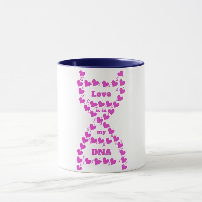 Tasse en céramique personnalisée "L'amour est dans (Centre)
