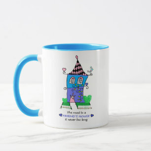 Tasse en céramique - Route vers la maison d'un ami
