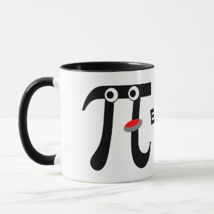 Tasse en céramique Smiling Eats Pi