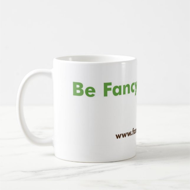 Tasse en céramique verte de fantaisie (Gauche)