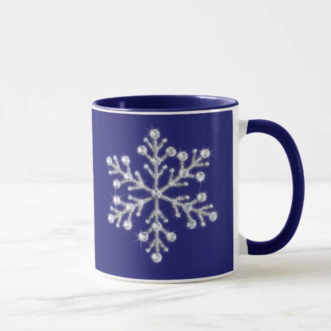 Tasse en cristal de flocon de neige (Droite)