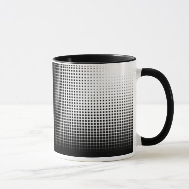 Tasse en demi-teinte abstraite (Droite)