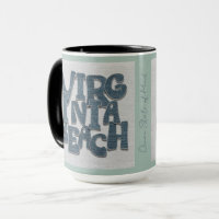 Tasse en denim côtier de Virginia Beach