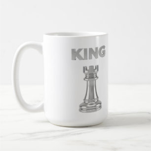 Tasse en filigramme Silver King & Pawn – Échiquier