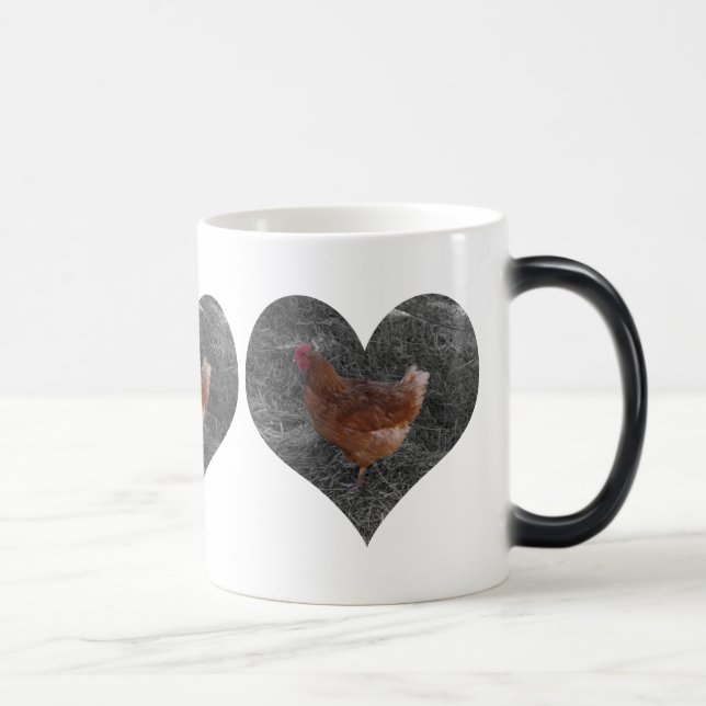 Tasse en forme de coeur de poulet (Droite)