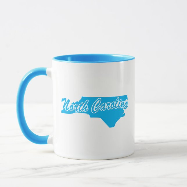 Tasse en forme de l'État de Caroline du Nord (Gauche)