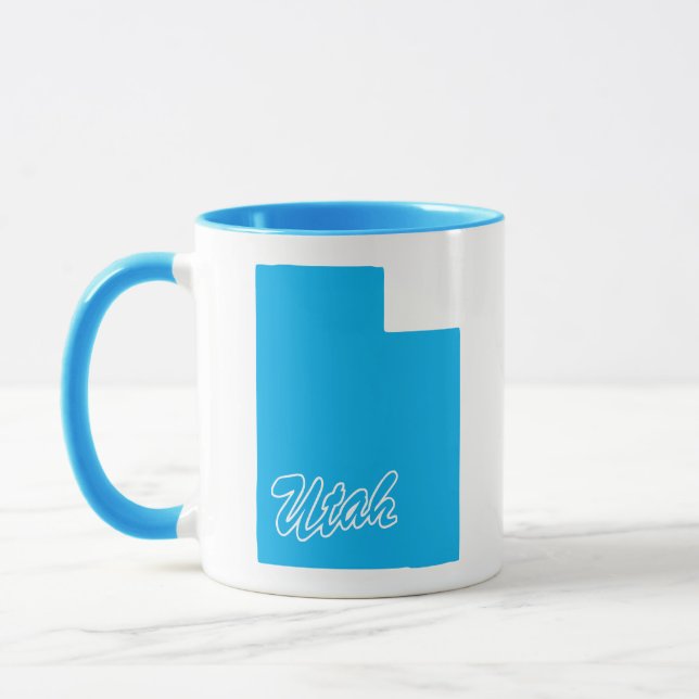 Tasse en forme de l'État de l'Utah (Gauche)