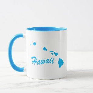 Tasse en forme de l'État d'Hawaii
