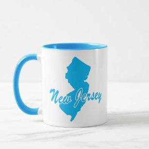 Tasse en forme de l'État du New Jersey
