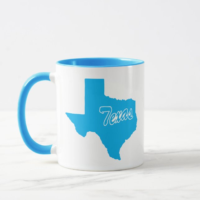 Tasse en forme de l'État du Texas (Gauche)