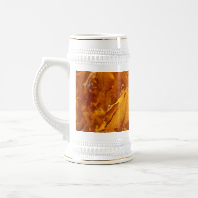 Tasse en grès Feuilles d'Arbre d'Automne Cadeaux d (Gauche)