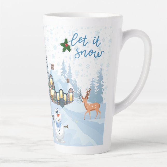 tasse en latte de style chrismast (Droite)
