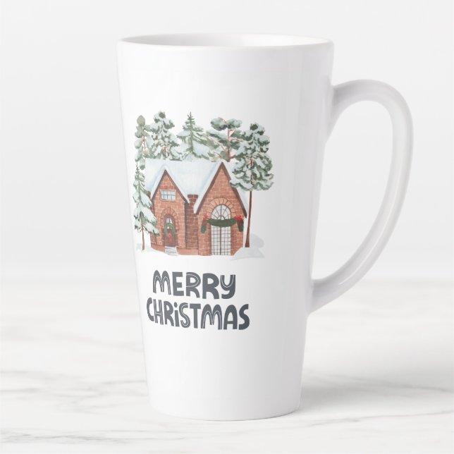 tasse en latte de style chrismast (Droite)
