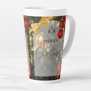 tasse en latte de style chrismast