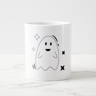 Tasse en ligne d'art de fantôme céleste Spooky Coz