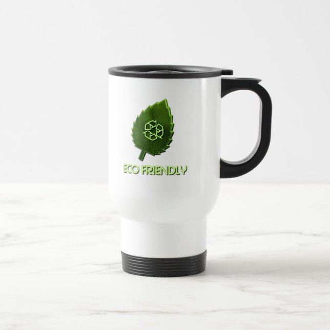 Tasse en plastique amicale de voyage d'Eco (Droite)