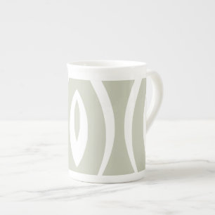 Tasse En Porcelaine 1 Nature Rythmique Minimaliste