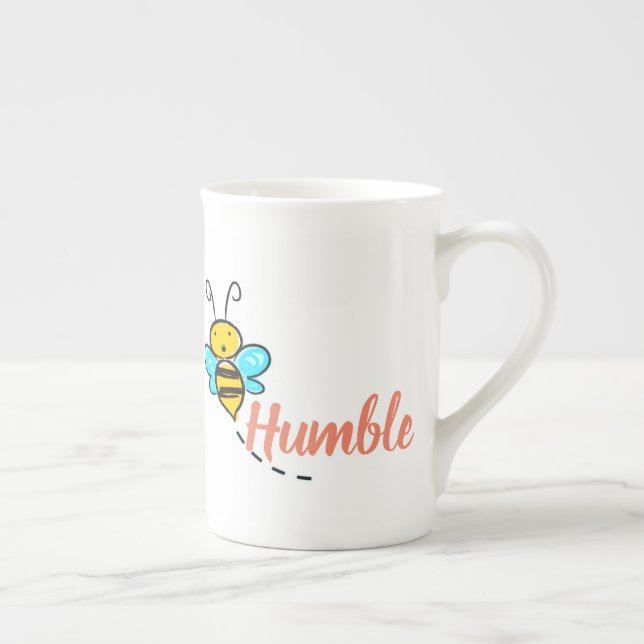 Tasse En Porcelaine Abeille Humble (Droite)