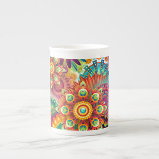 Tasse En Porcelaine Abstrait dynamique