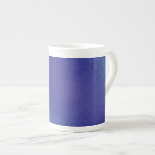 Tasse En Porcelaine Acceptation   Motif de Blue Indigo Violet Shibori
